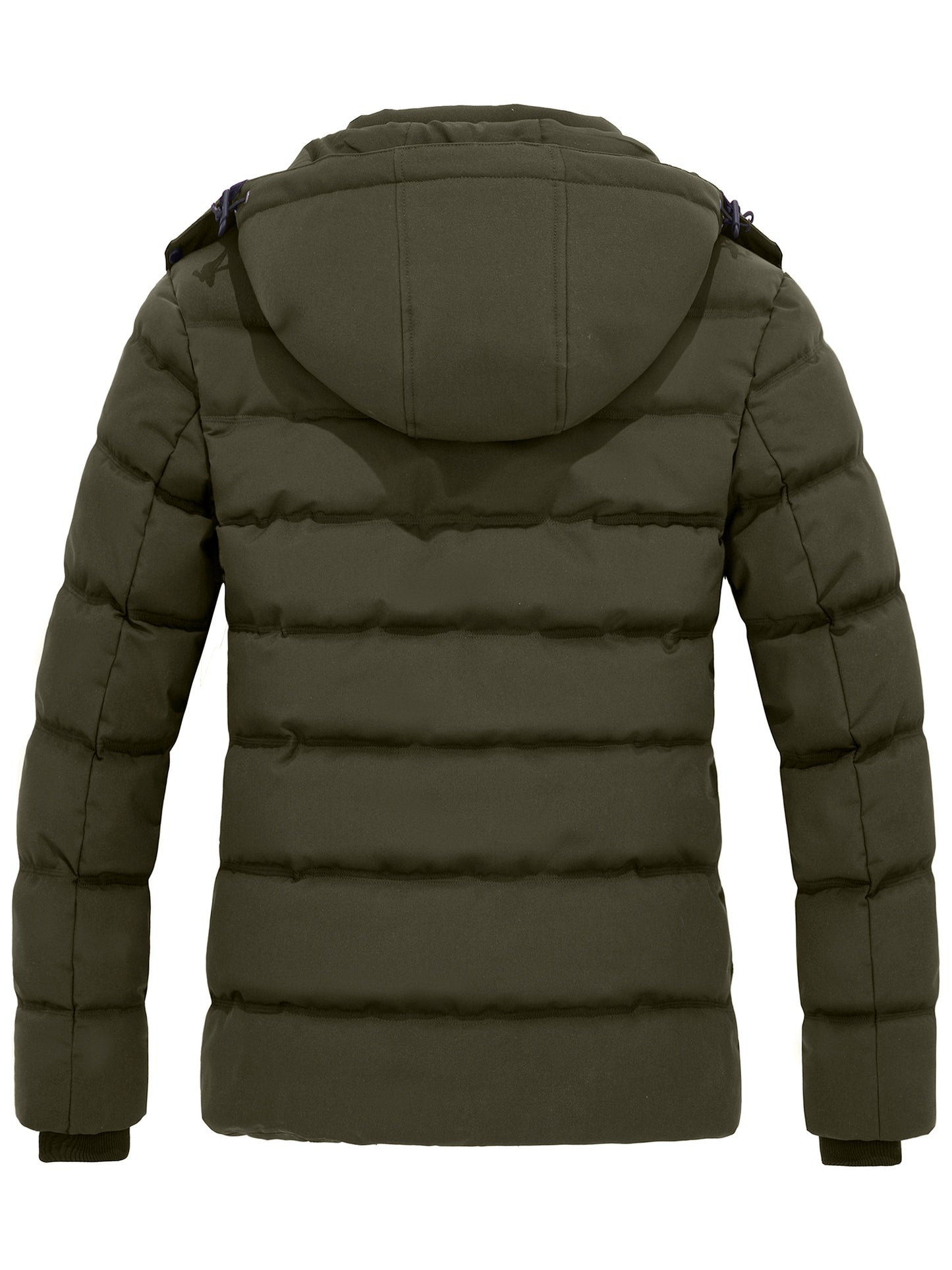 Women'S plus Size Puffer Coat Quilted Puffer Jacket Windproof Outerwear Coat Dark Gray XL